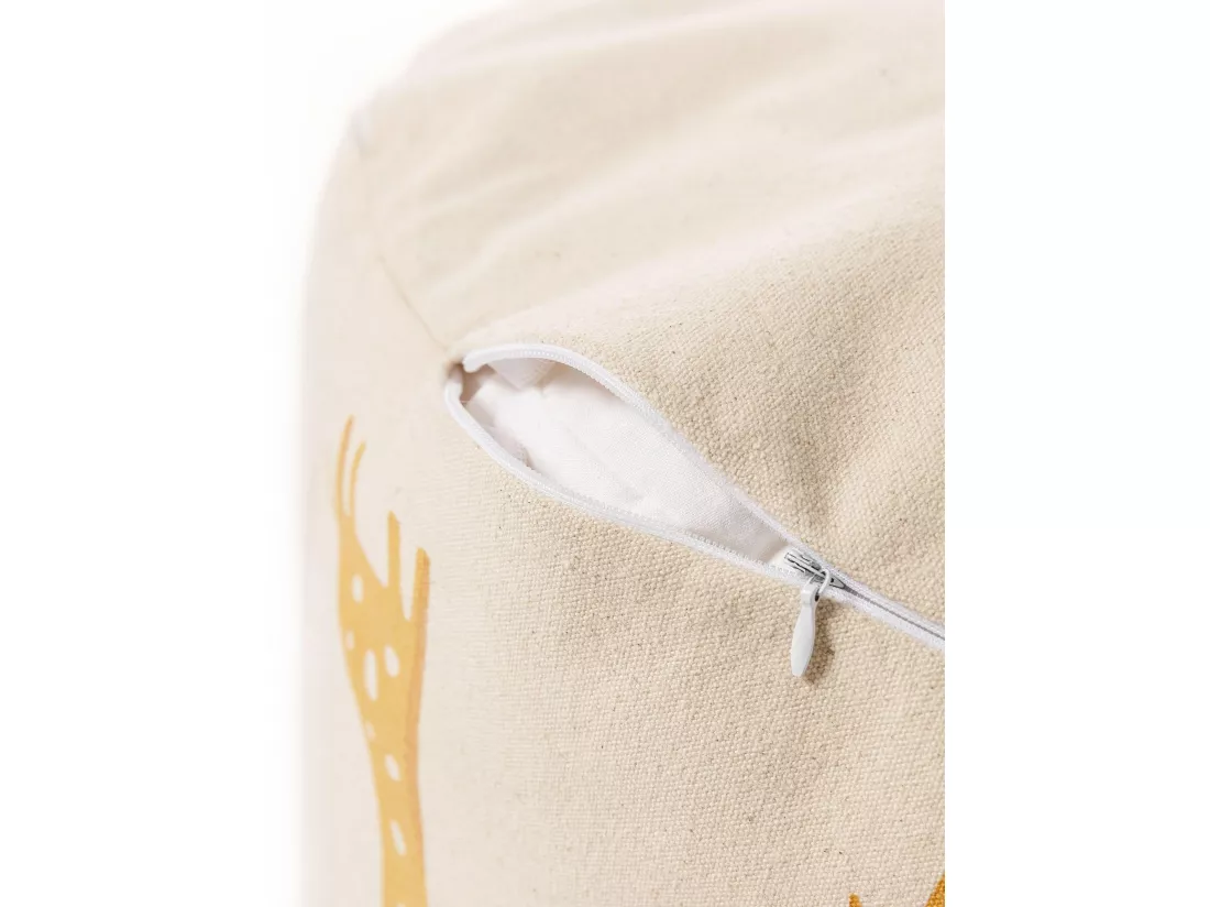 Pouf Savannah Jaune 45x45x25 cm