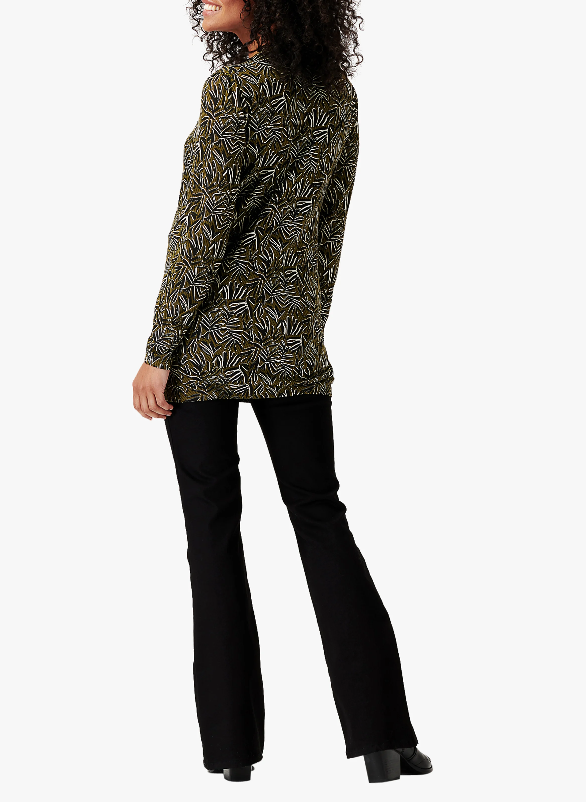 FENNE - Jean de grossesse coupe flare | Noir
