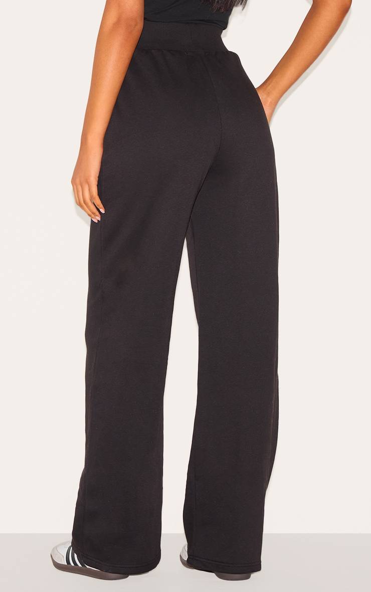 Noir Jogger Tall Taille Haute Jambe Large