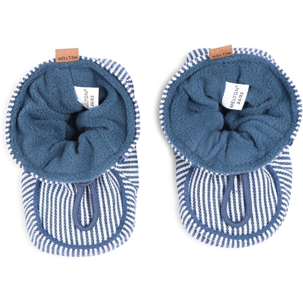 Køb MELTON Striped Tekstil Futter Dark Demin