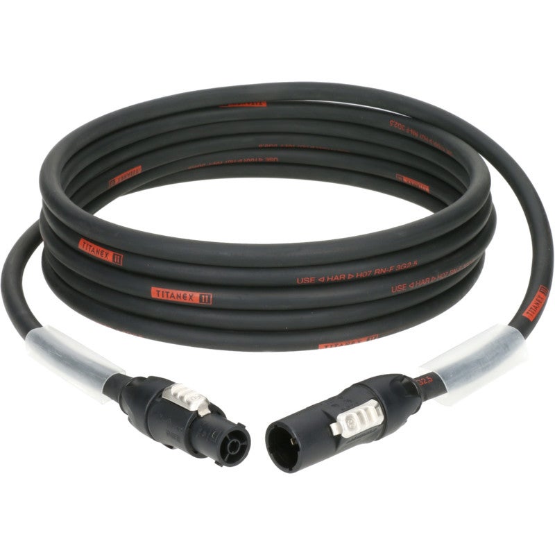 Klotz PT2-NFM0010 stroomkabel 2.5 mm² PowerCON TRUE1 M/F 1m