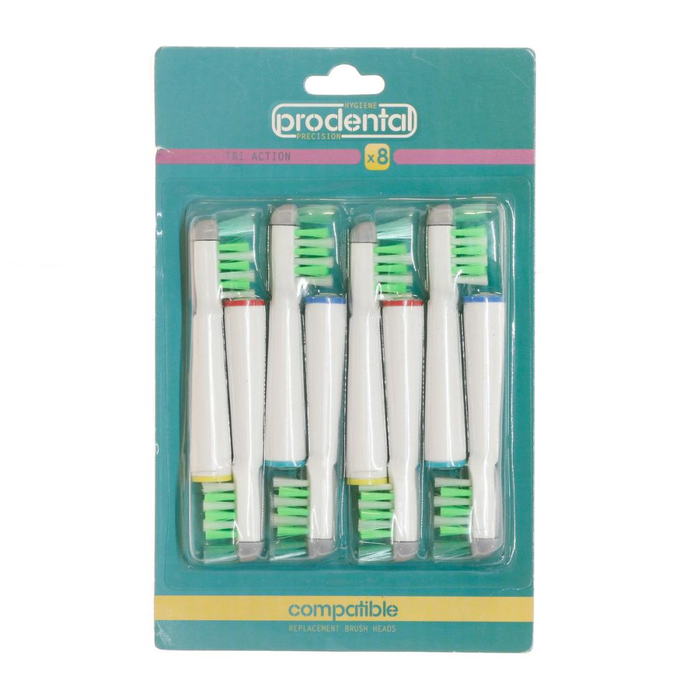 Prodental X8 Brossettes de Rechange Prodental Tri Action