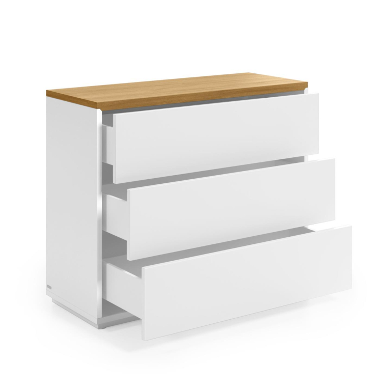 Kave Home Abilen dressoir 90x75 wit