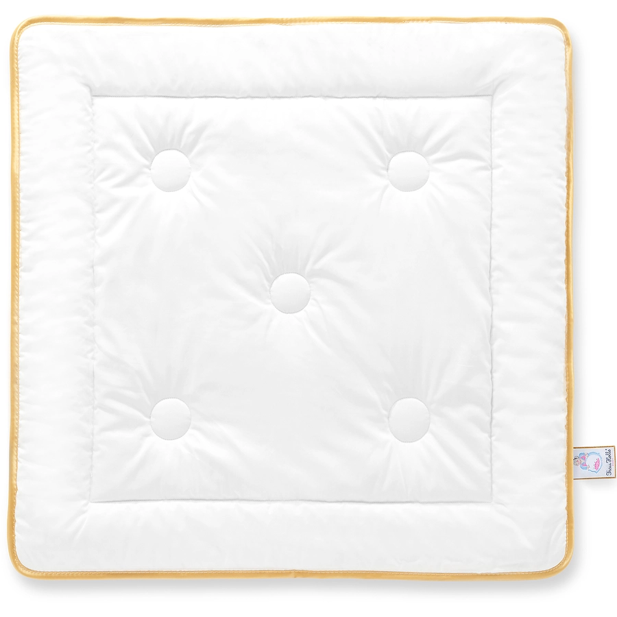 Frau Holle Baby Bettdecke - 100% Merinowolle (BIO) Naturweiß