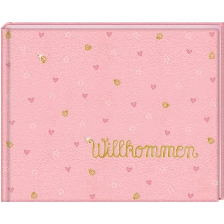 Coppenrath Verlag Babyalbum Willkommen, rosa (BabyGlück)