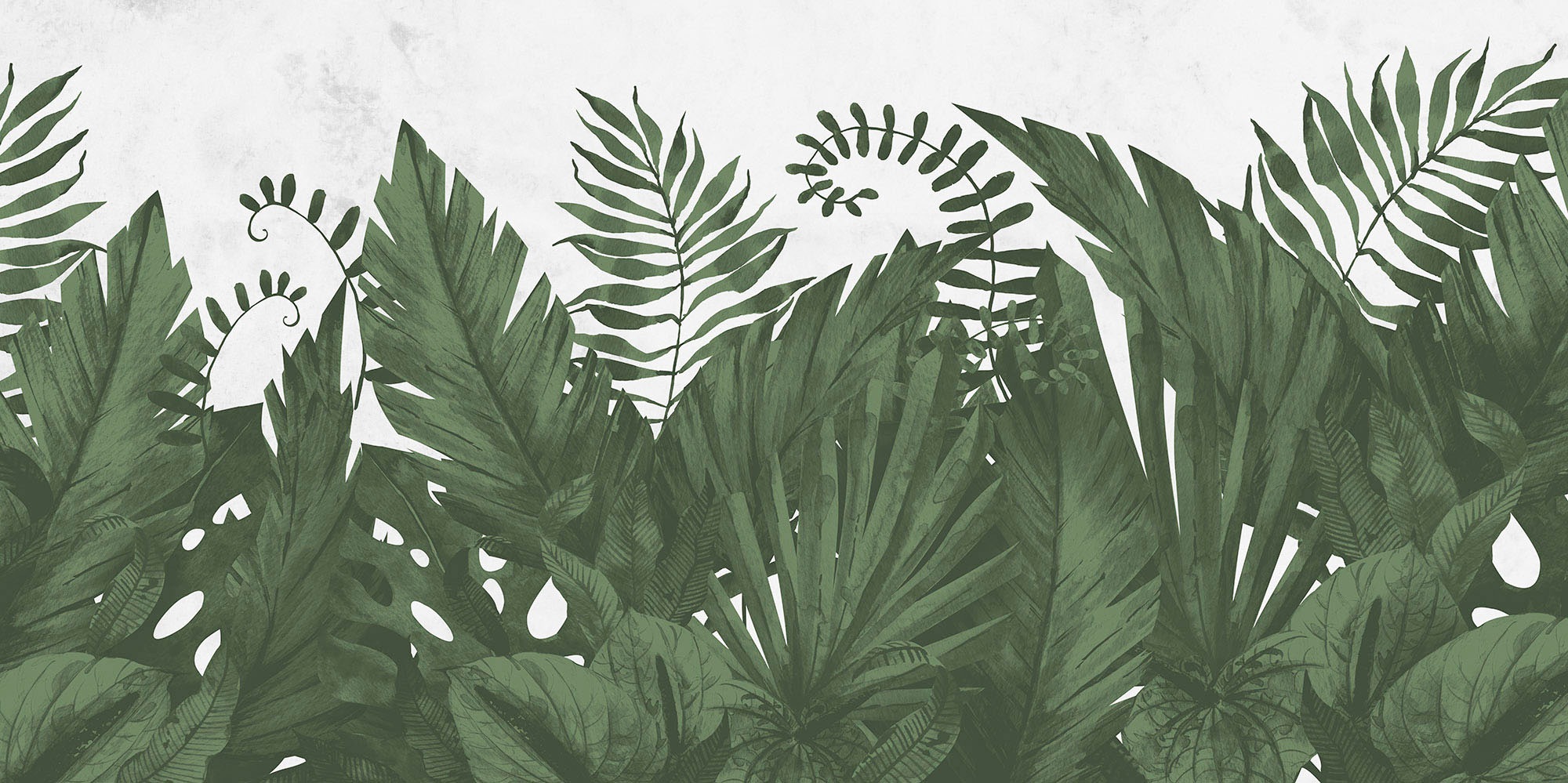 Komar Fototapete »Digitaldruck Vlies -  Botanic Harmony - Grösse 500 x 250 cm« bedruckt glatt Wohnzimmer, Schlafzimmer