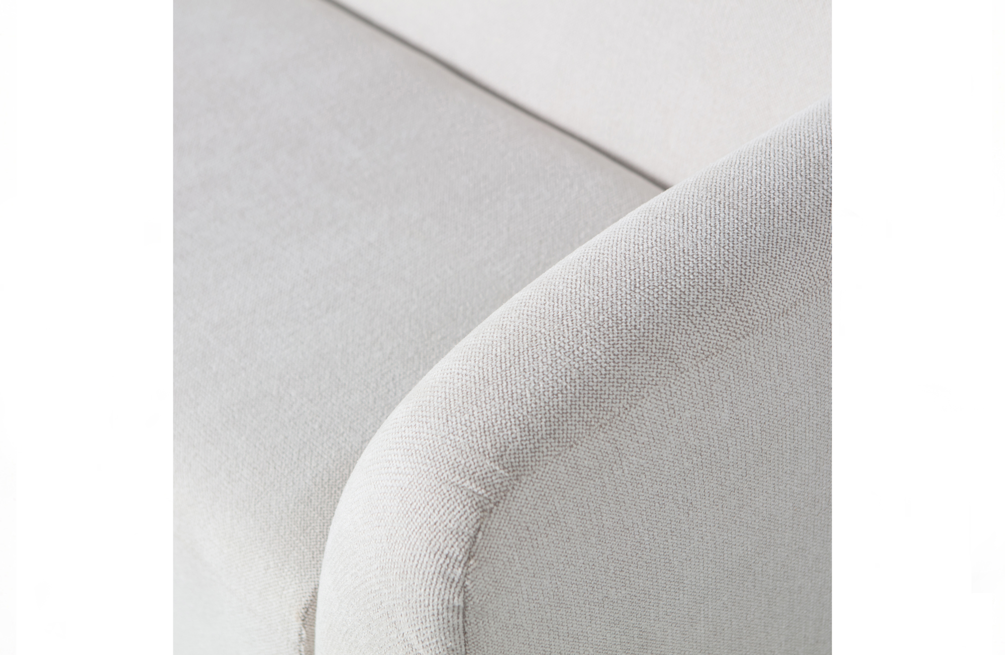 BePureHome 3-zitsbank Sloping Pearl Melange