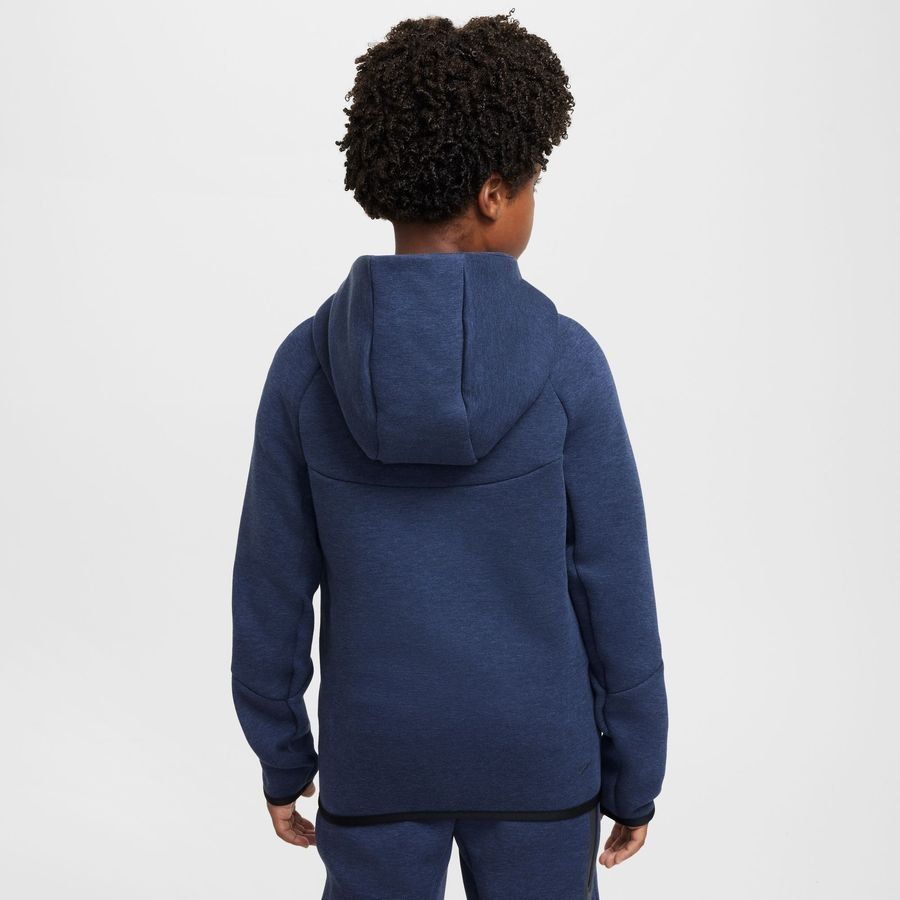 Nike Sweat à Capuche NSW Tech Fleece FZ 24 - Bleu Marine/Noir Enfant