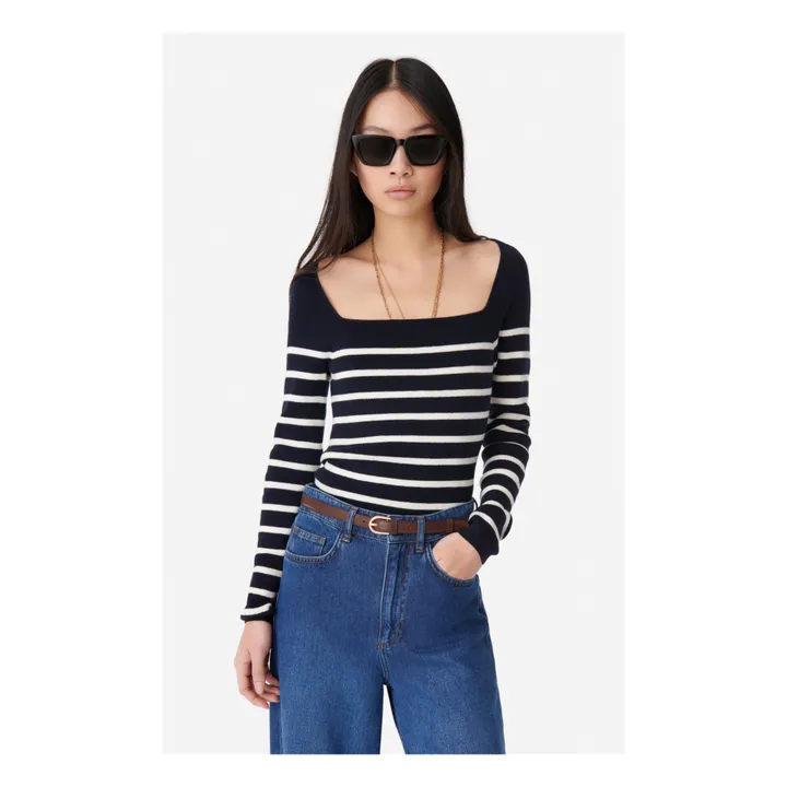 Vanessa Bruno Pull Carla Laine Mérinos | Bleu marine