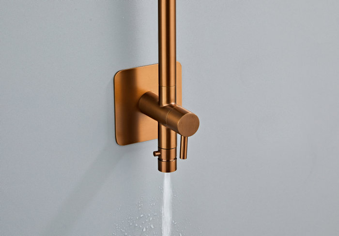Udebruser kobber t/koldt vand Ø20 cm - REN
