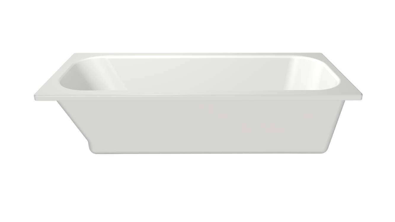 Xenz Aruba ligbad acryl 180x80x45cm zonder overloop wit glans