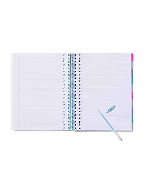 bloc-notes A4 10-en-1 à rayures