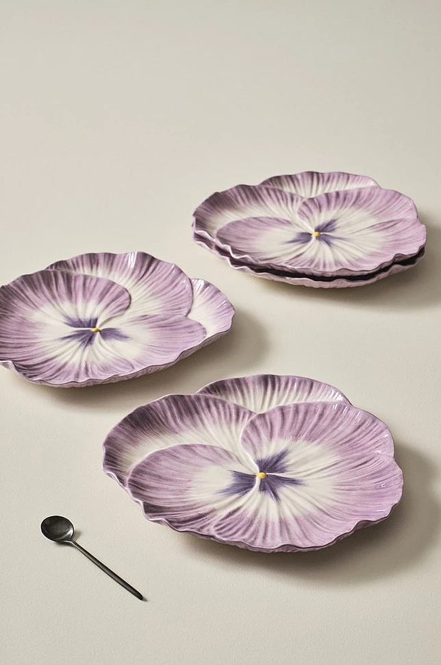FLORA tallerken 4-pk, diameter 27 cm