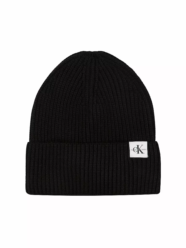 CALVIN KLEIN JEANS Kinder Mütze - Haube  schwarz