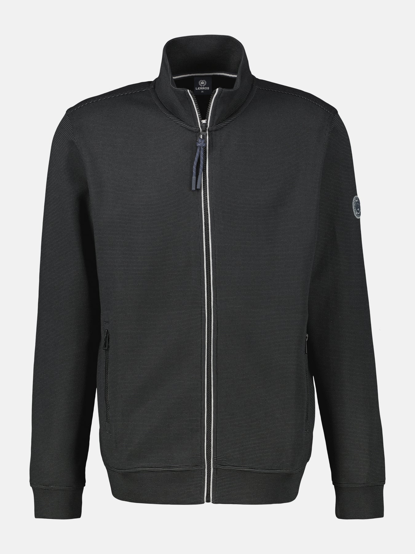 Sweatjacke aus weichem Baumwollmischgewebe