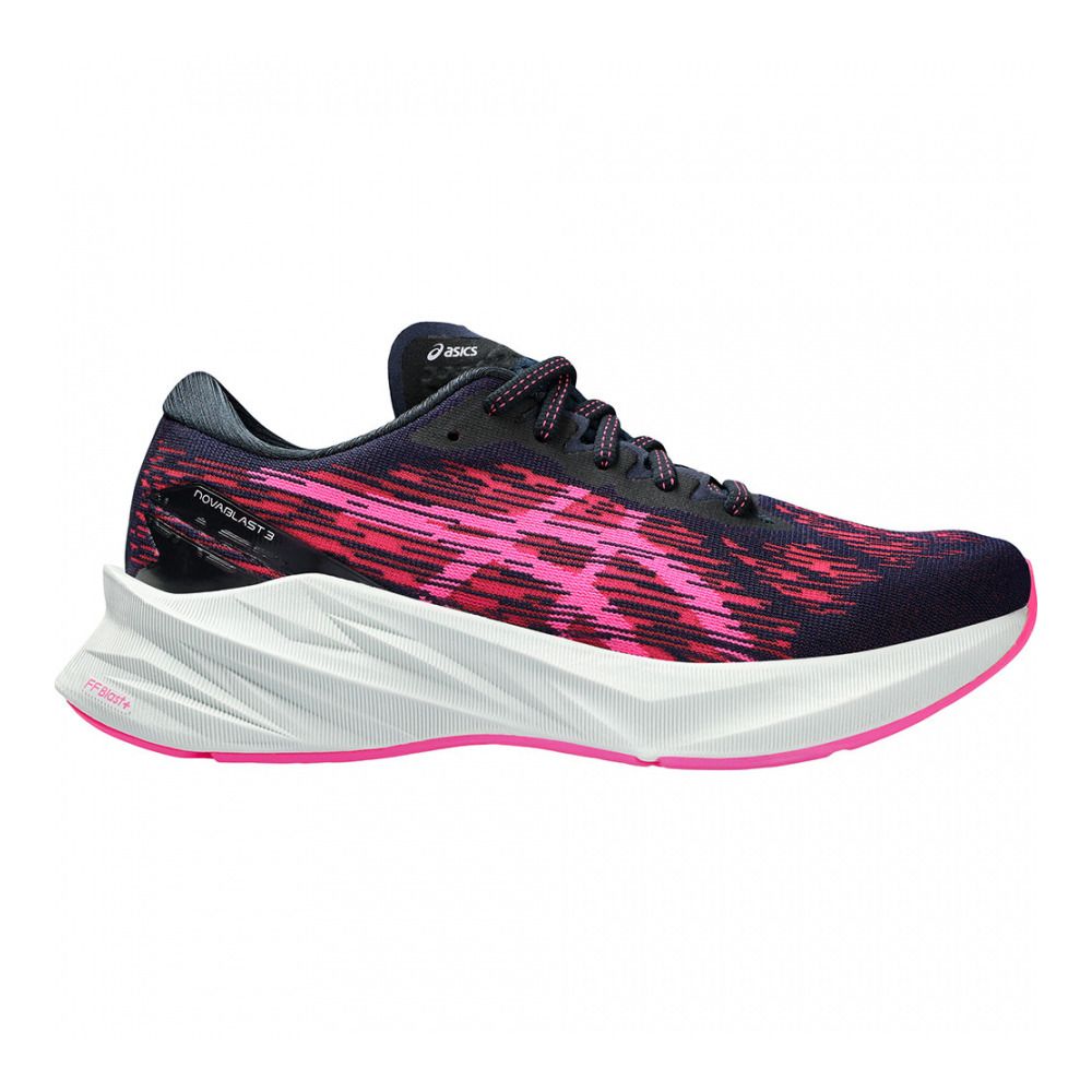 Asics NOVABLAST 3 - Chaussures running Femme french blue/hot pink