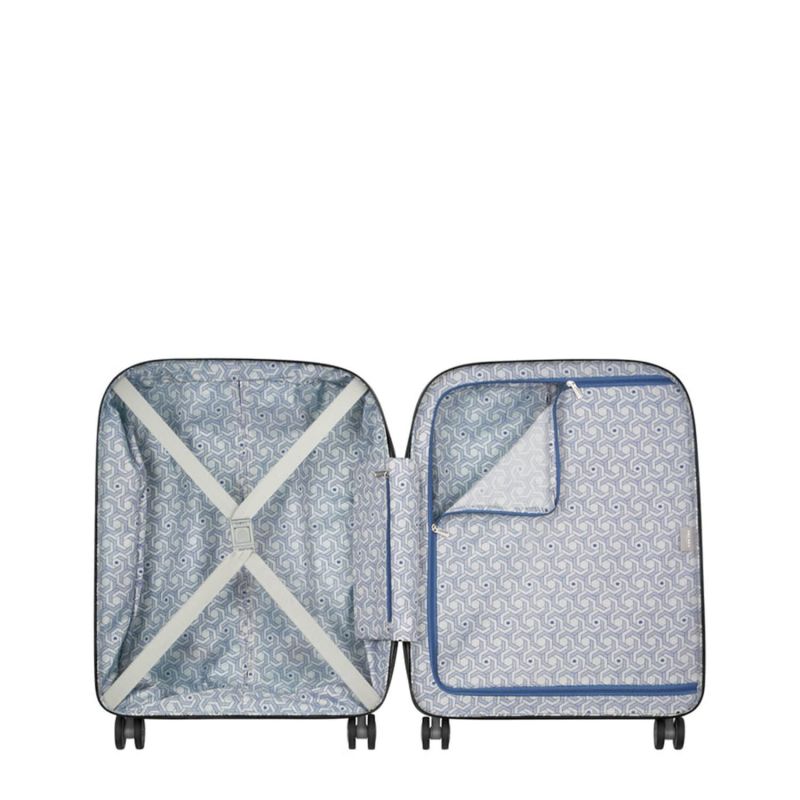 Valise cabine rigide slim Clavel 55 cm Noir