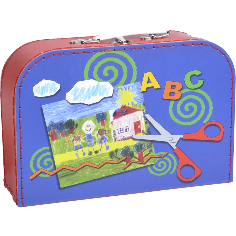 knorr toys® Bastelkoffer Creative case1500-tlg. blau