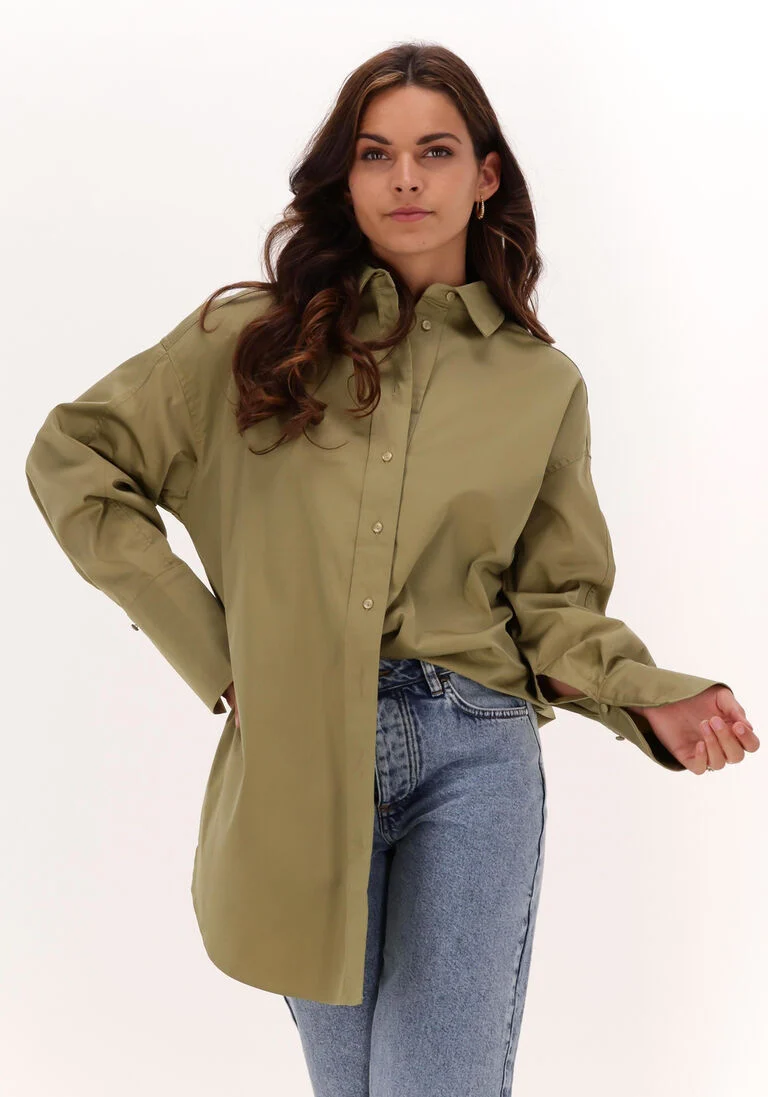 NOTES DU NORD groene notes du nord blouse davina blouse shirt