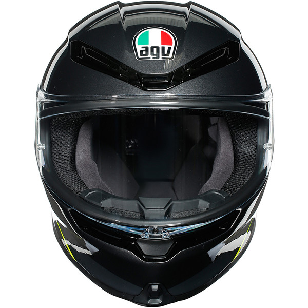 AGV - Casque K6 Minimal Noir / Gris / Jaune