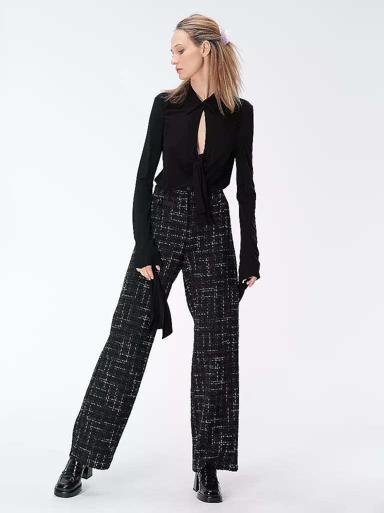 MSGM Bluse schwarz