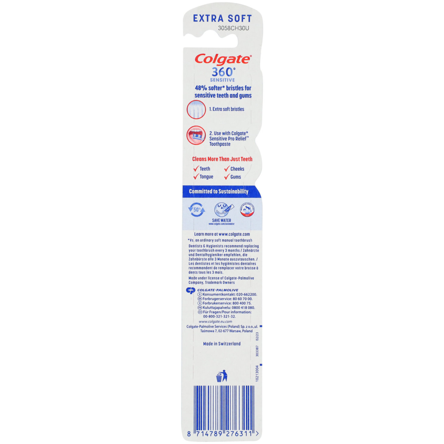 Colgate 360° Sensitive Extra Weich Zahnbürste