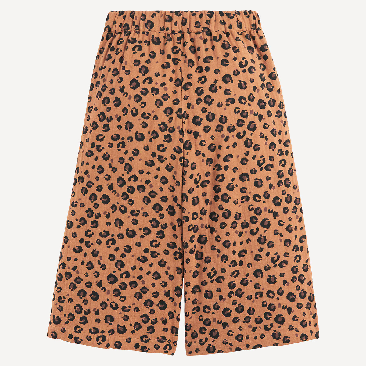 COLEÇÕES LA REDOUTE<br>Calças pantalonas Tetra com estampa de leopardo