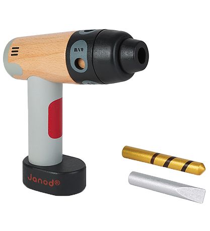 Janod Boremaskine - 18,5 cm - Tr?