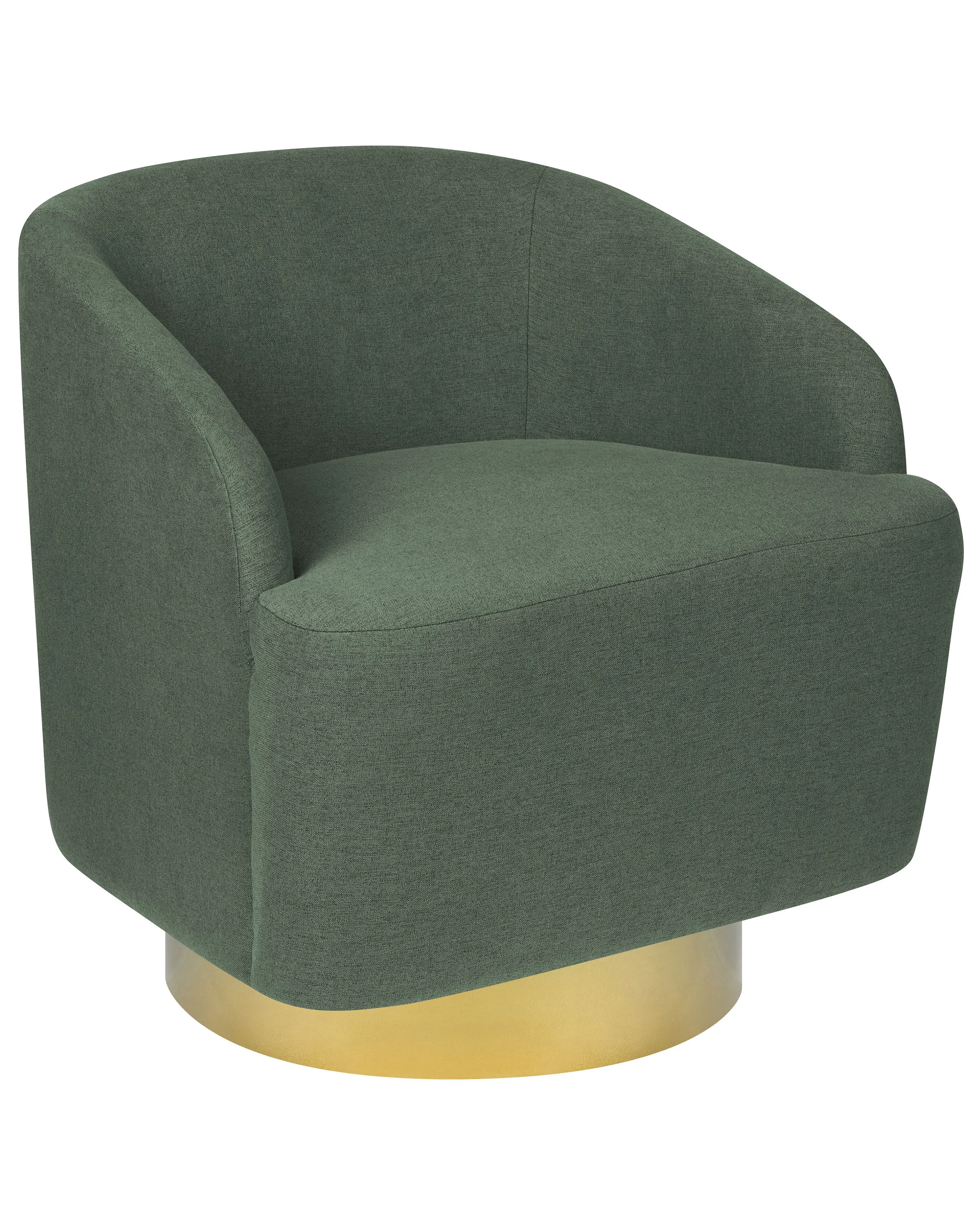 Draaifauteuil LAVIK Stof Groen
