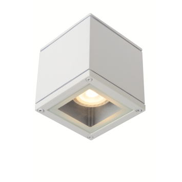 Lucide badkamer spot Aven IP65 wit vierkant