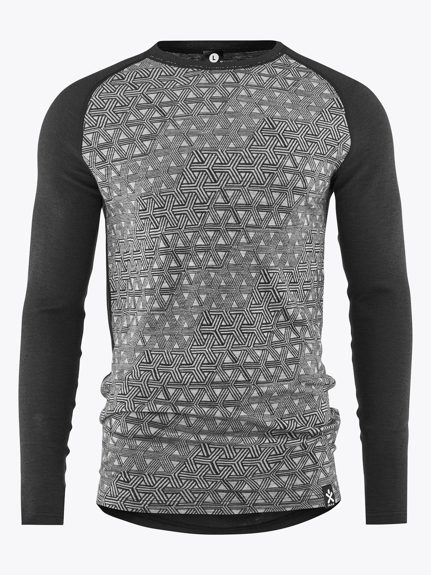 Geo Merino Wool Crew