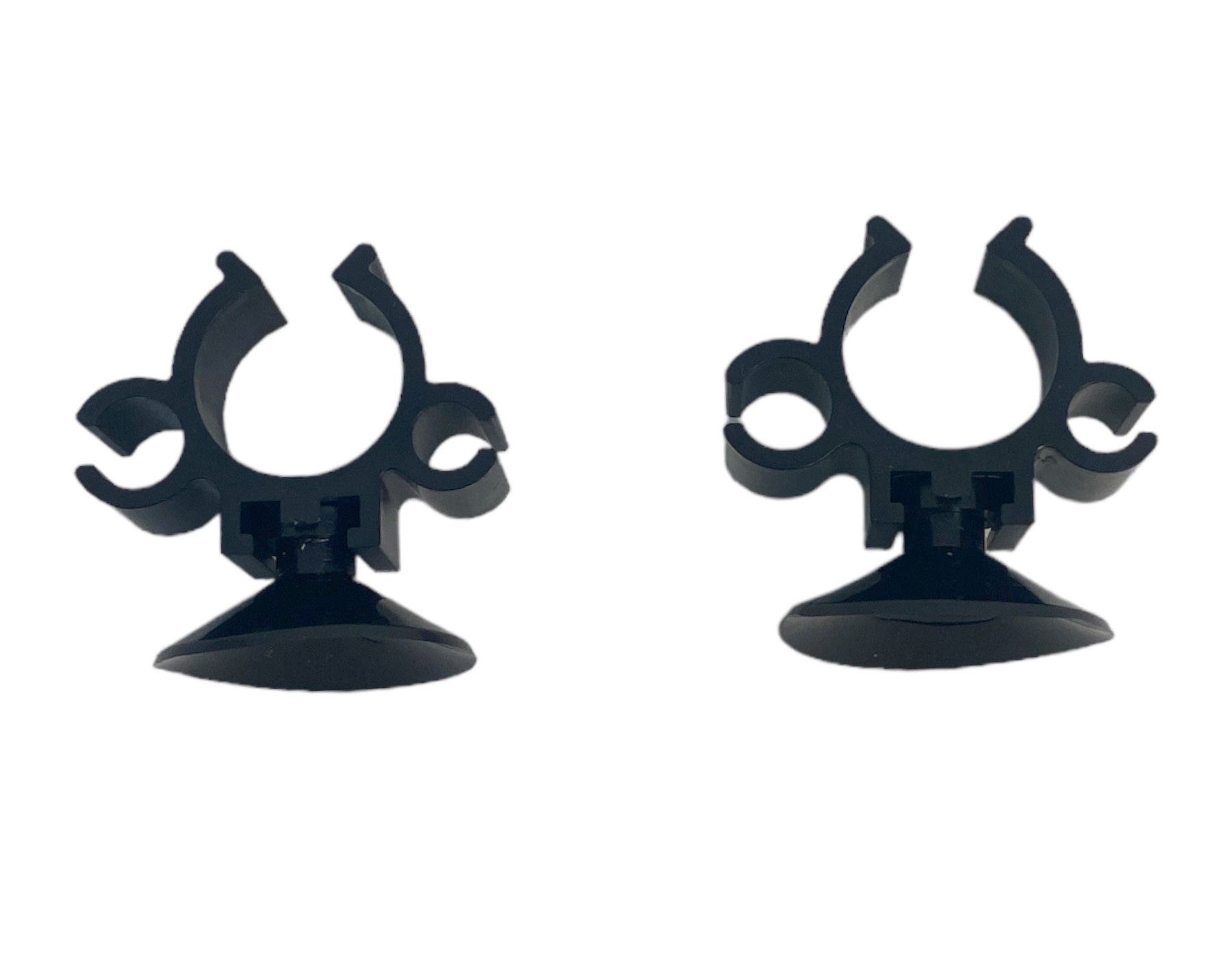 Multi slangklem met zuignap 16/22mm zwart | aquarium