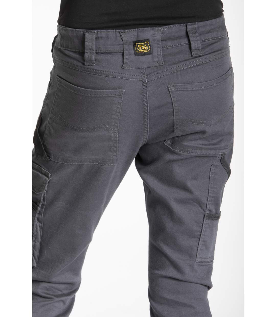 Jeans de travail multi poches stretch JOBC KAKI