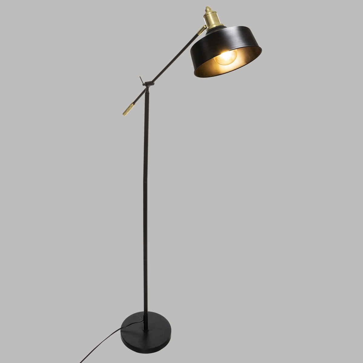 LAMPADAIRE ARC FLOWER NOIR H.155CM