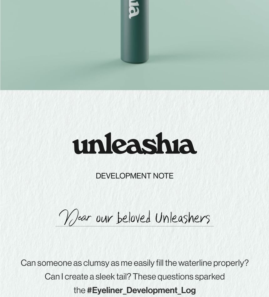 UNLEASHIA - Easy Glide Flat Eyeliner - 2 kleuren