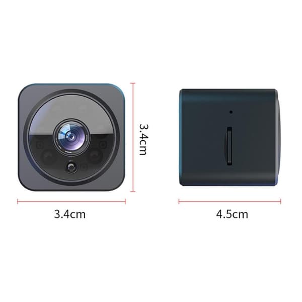 AS02 Mini Spy Kamera Trådløs Wifi IP Hjemmesikkerhetskamera HD 1080P