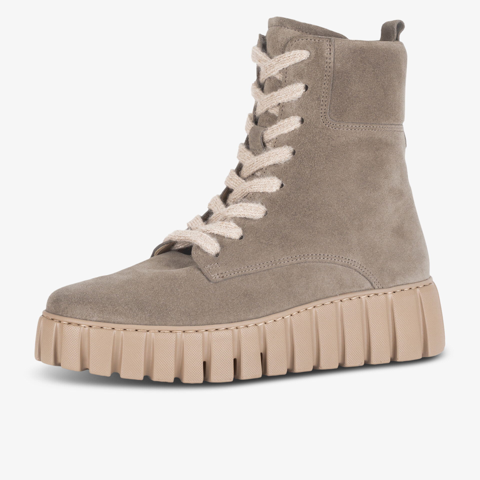 Gabor comfort Damen Schnürstiefeletten grau