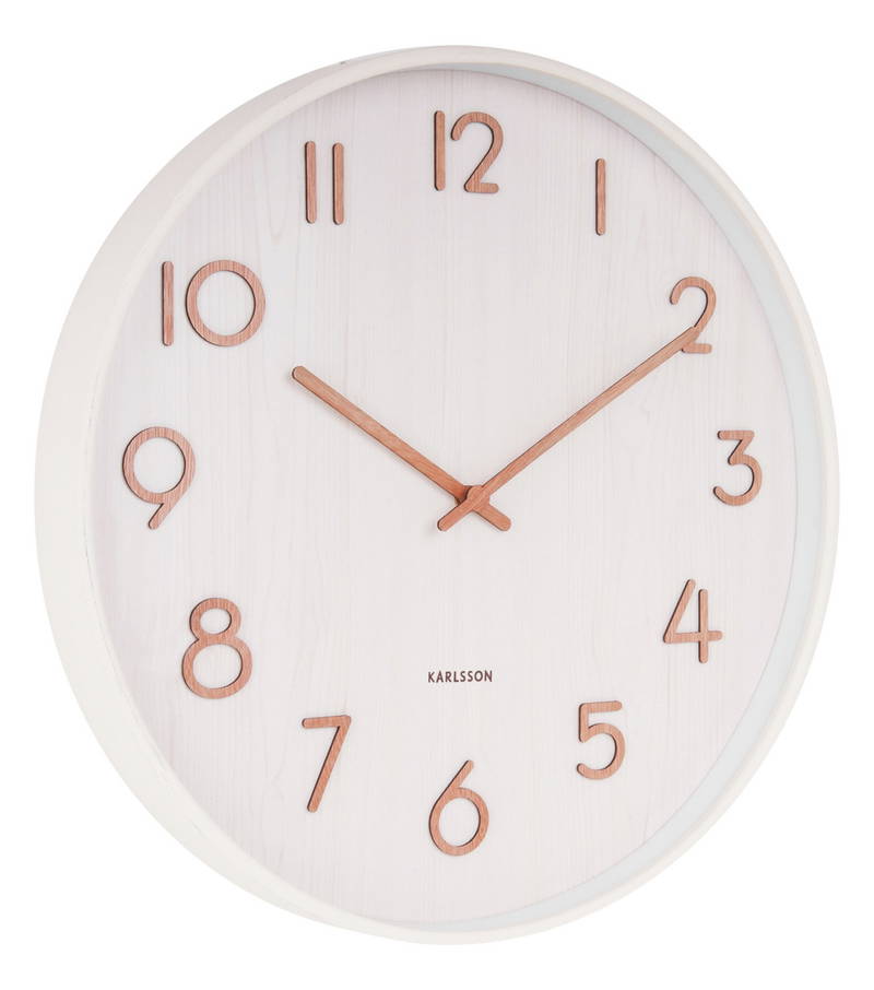 KARLSSON Wanduhr PURE BASSWOOD