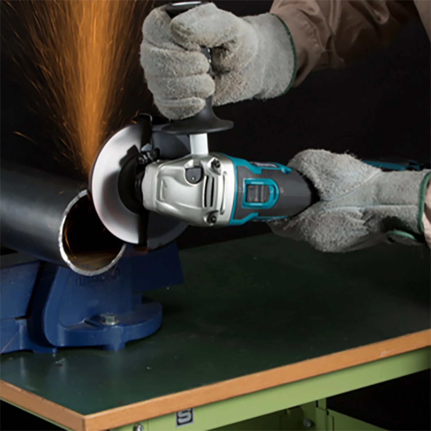 Makita DGA511Z 18V Li-Ion Accu haakse slijper body - 125mm - koolborstelloos