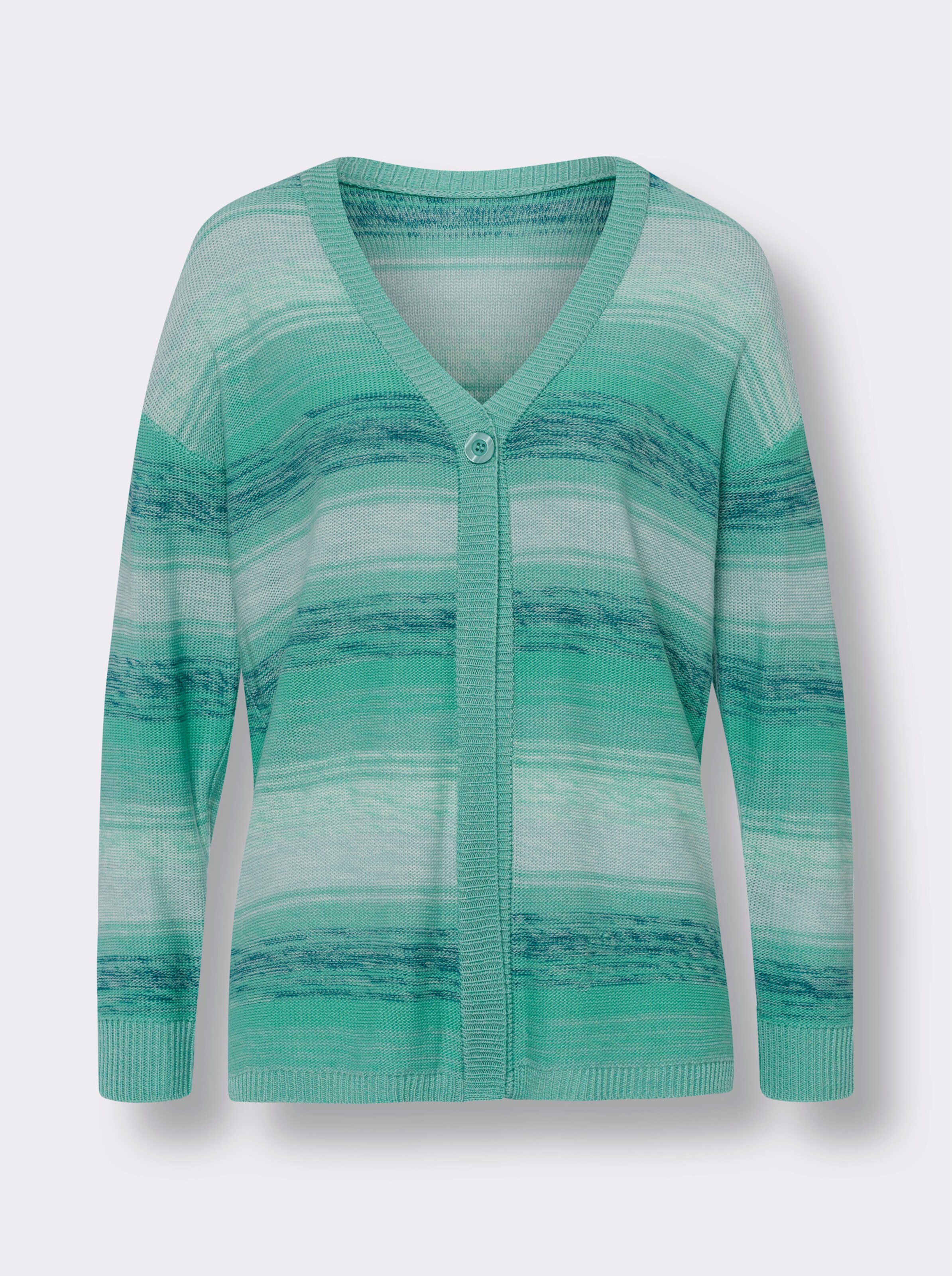 Strickjacke mit Streifen-Muster