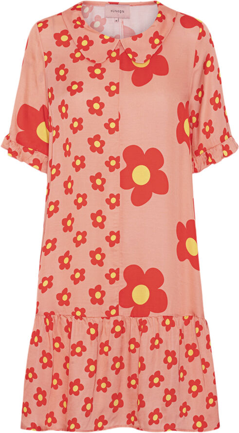 HUNKØN Dawn dress Red daisy
