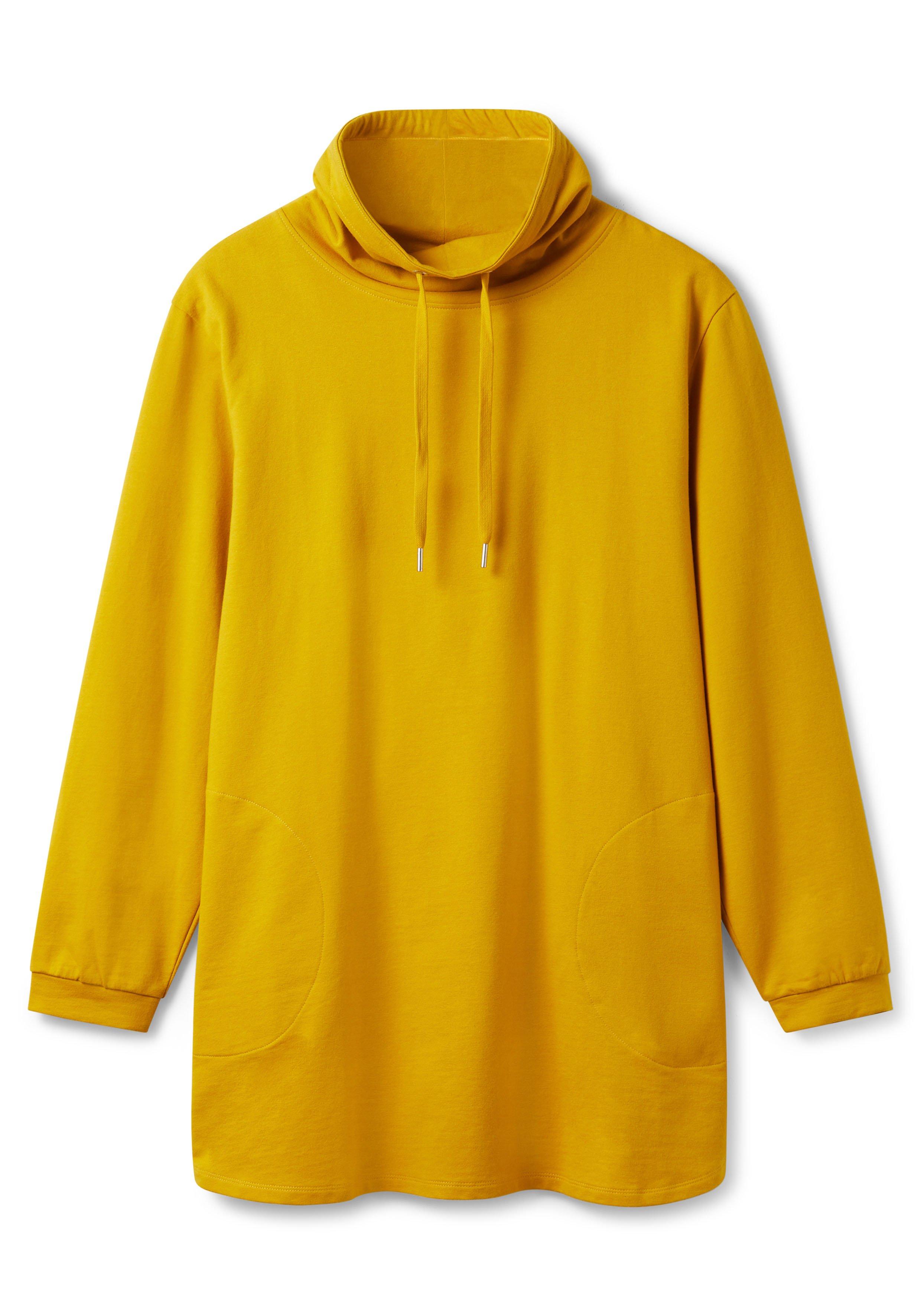 Sweatshirt mit hohem Kragen und Tunnelzug