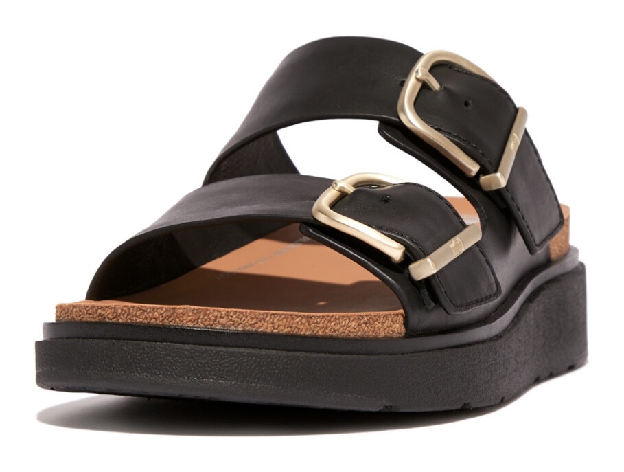 Fitflop Pantolette »GEN-FF«  , Keilabsatz, Sommerschuh, Schlappen mit Microwobbleboard-Innensohle