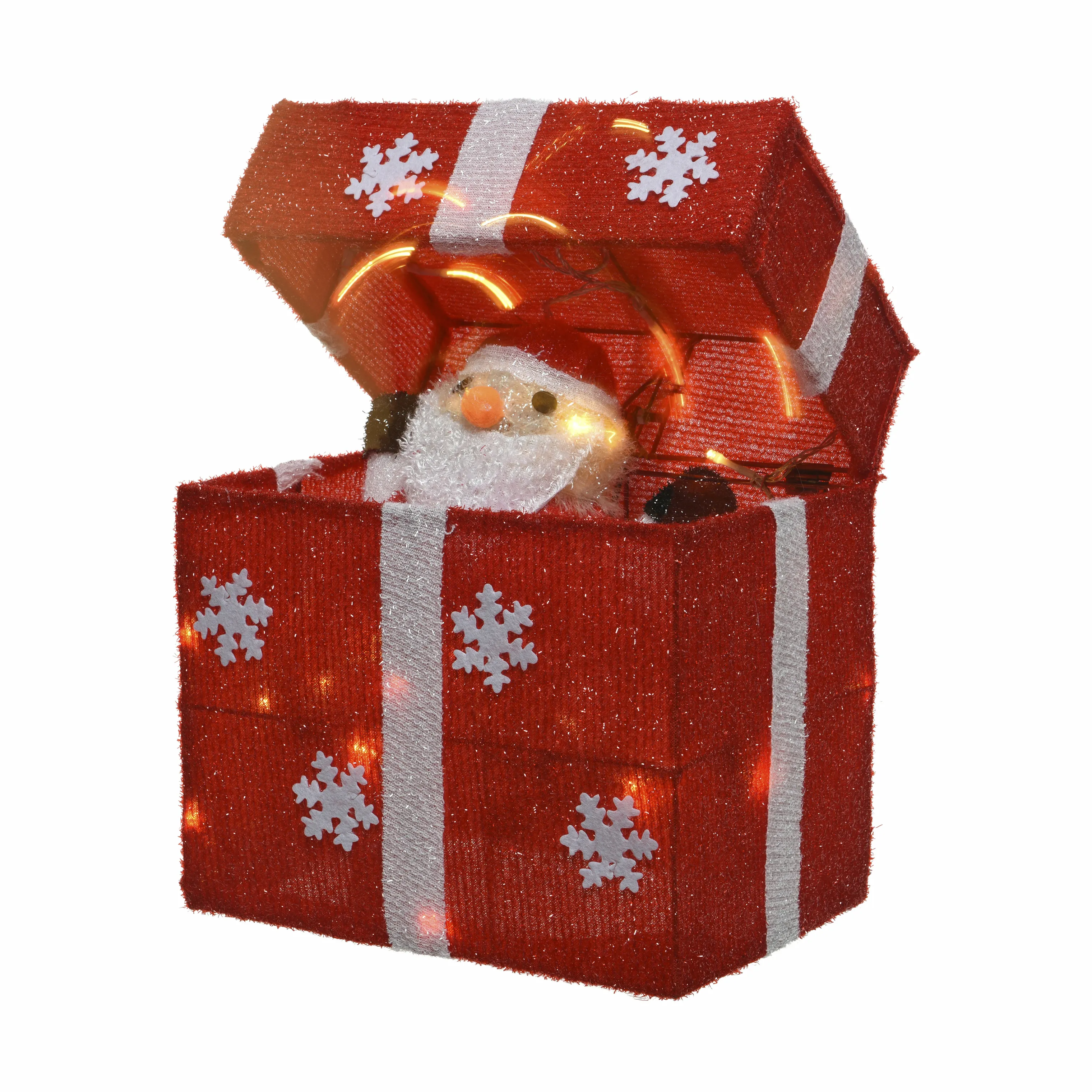 Casa Christmas LED Julemand i gave