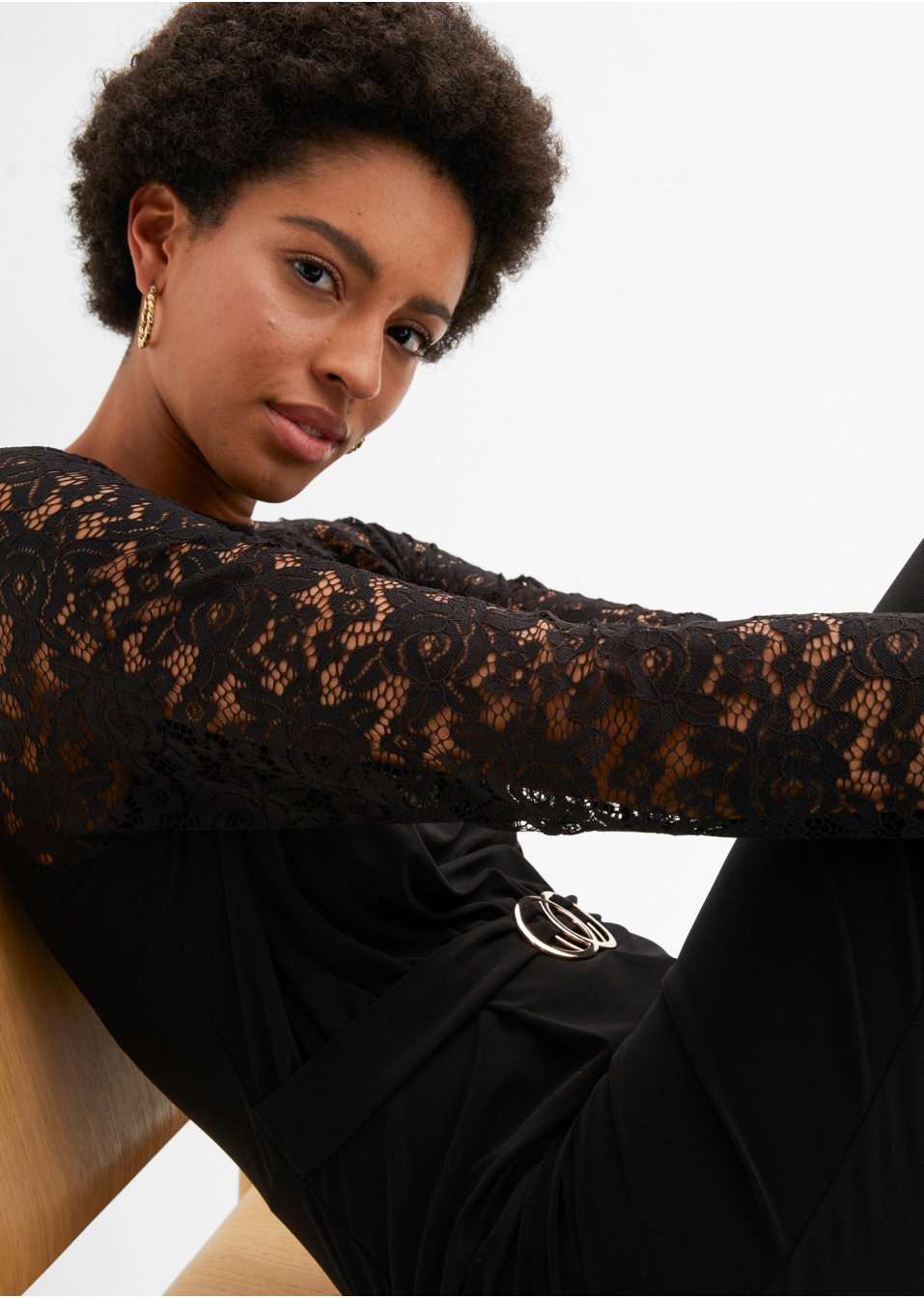 Combipantalon avec dentelle