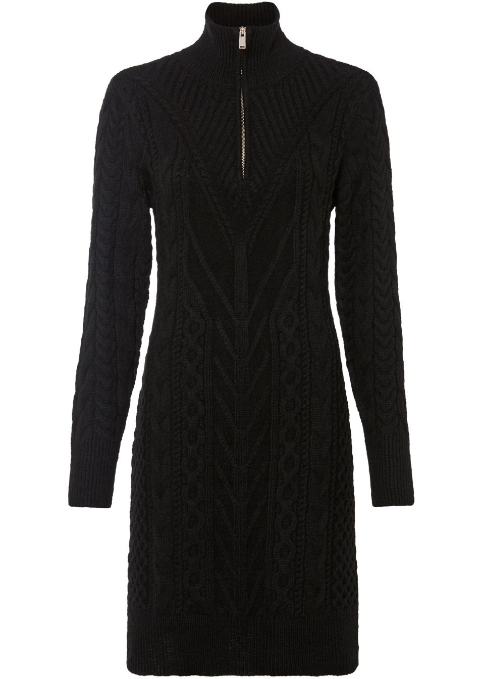 Robe en maille avec zip