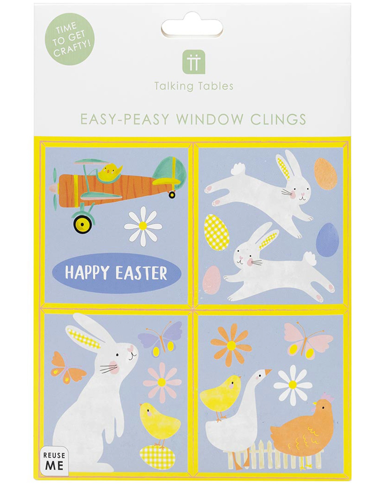 Oster-Fensterdeko SPRING BUNNY 6 Bögen