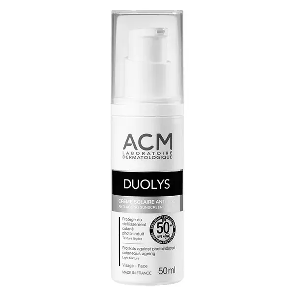 Protetor solar antienvelhecimento ACM Duolys FPS 50+ 50ml