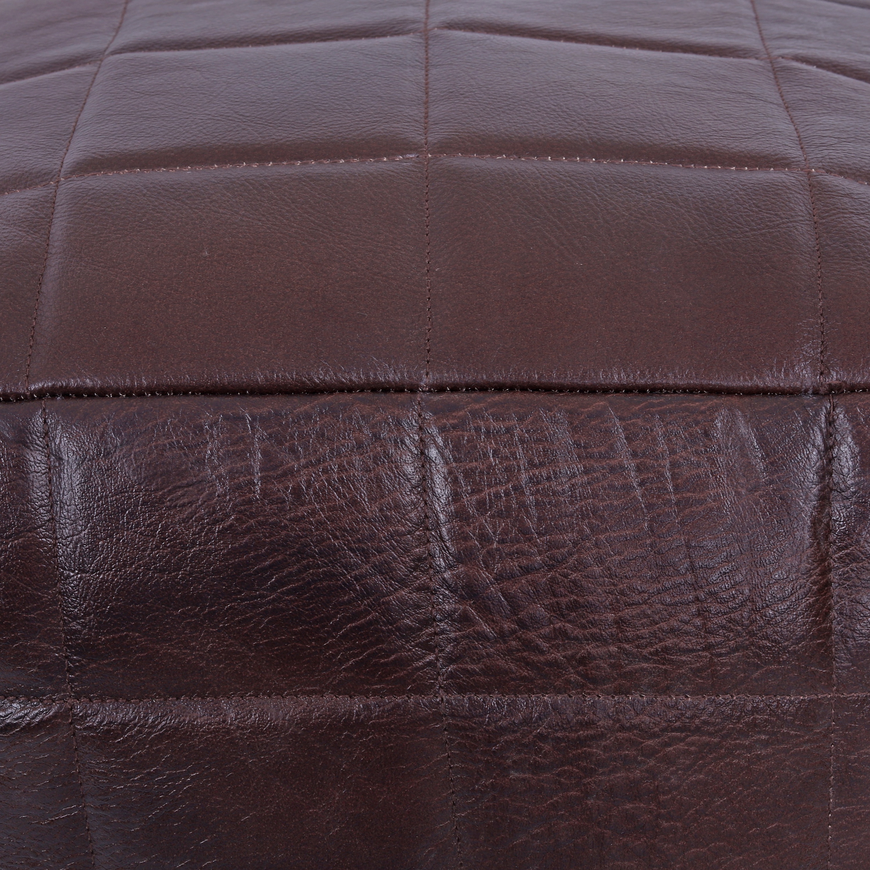 Pouf Leder MASKAT braun