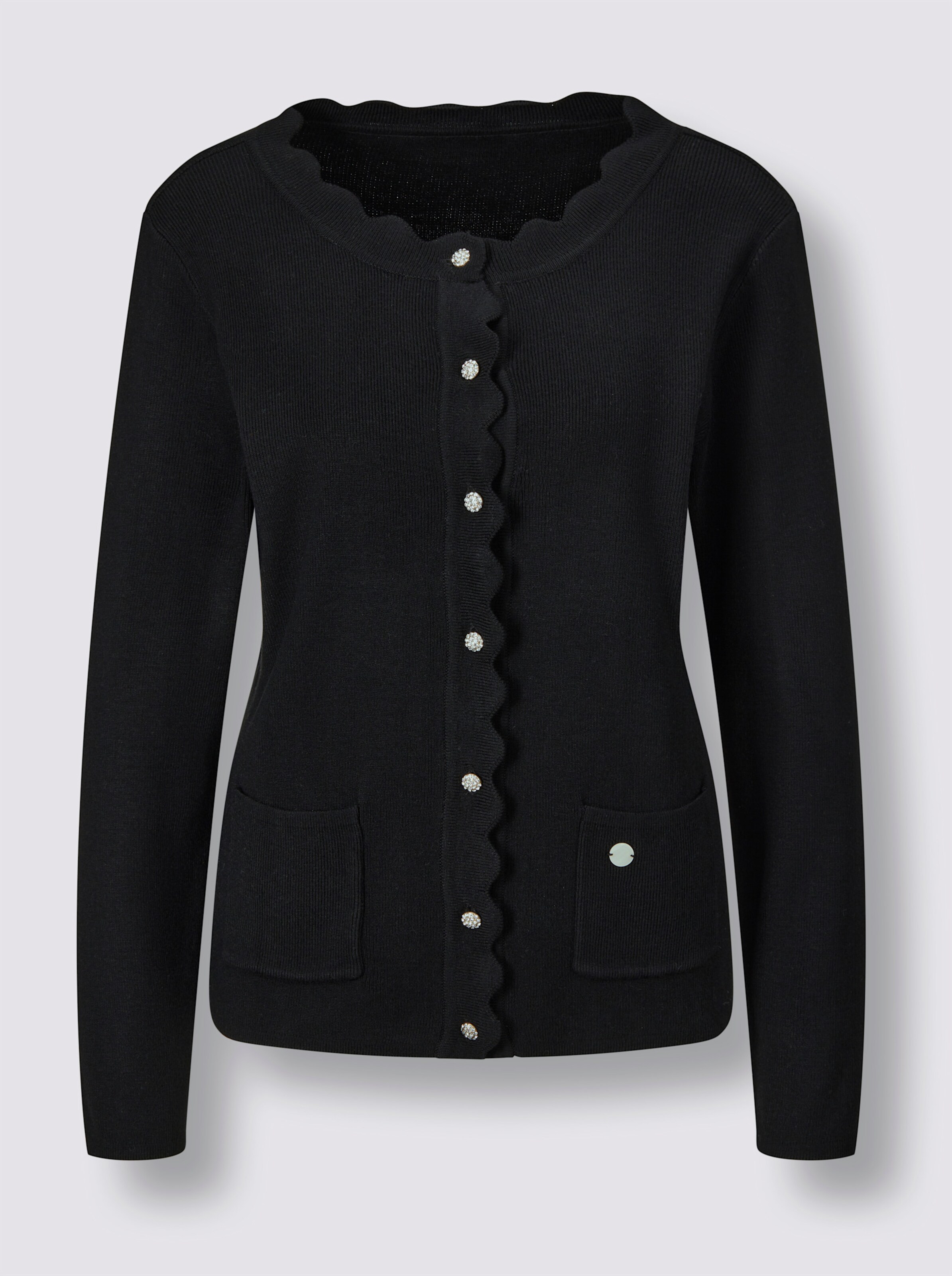 Modal-Polyamid-Strickjacke